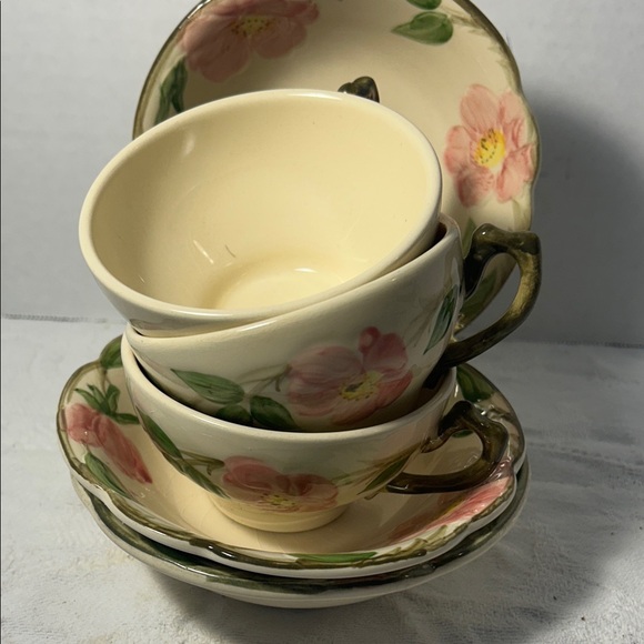 Desert Rose set of 3 cups and 3 bowls Replacements